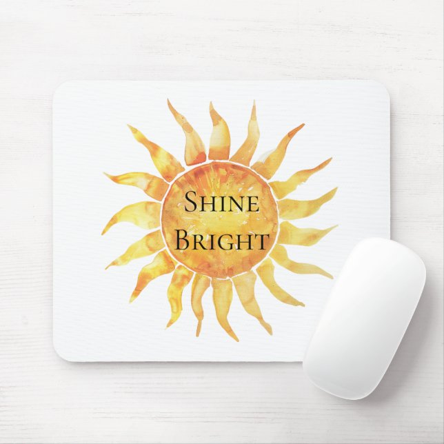 Mousepad Céu Sol Brilha Forte (Com mouse)