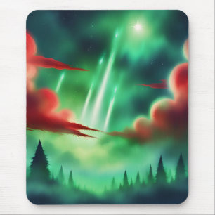 Mousepad céu verde