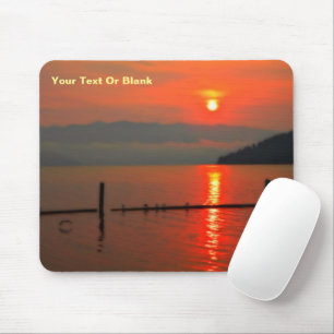 Mousepad Céu Vermelho ao Amanhecer