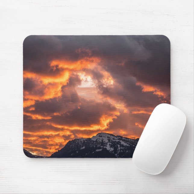 Mousepad Céus de Fogo, Grand Teton (Com mouse)