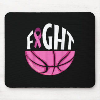 Mousepad Chá de basquete cor-de-rosa para sensibilização do