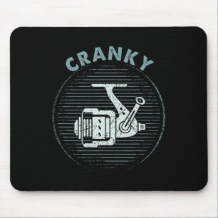 Mousepad Chá Engraçado De Pesca Para Homens Brancos