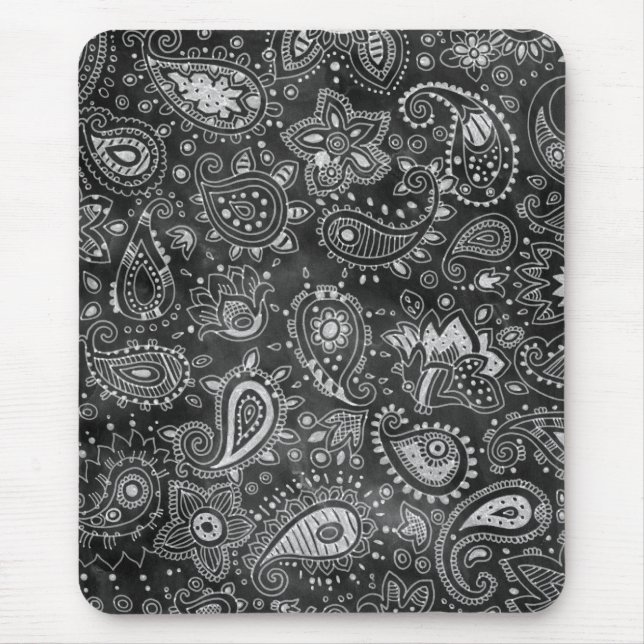 Mousepad Chalkboard Paisley (Frente)