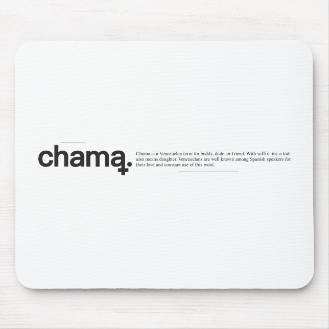 Mousepad Chama (Frente)