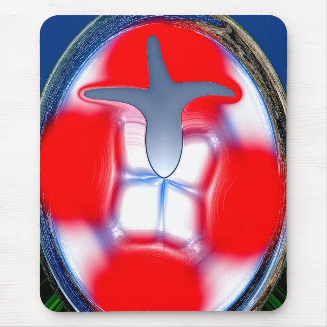 Mousepad Chama azul (Frente)