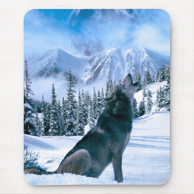 Mousepad Chamada de lobo (Frente)