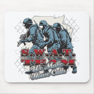 Mousepad Chamadas de casa da equipa SWAT