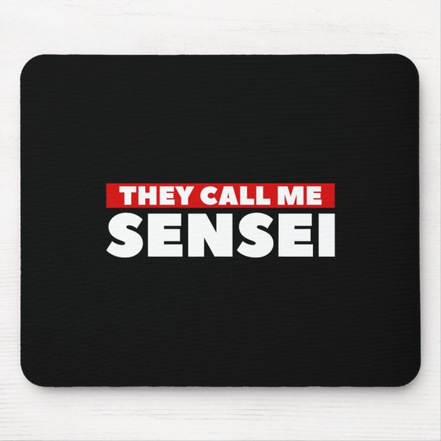 Mousepad Chamam-Me Sensei Martial Arts Karate (Frente)