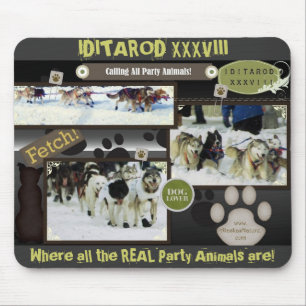 Mousepad Chamando todos os animais de festa!