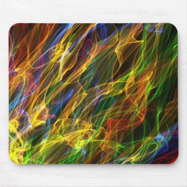 Mousepad Chamas Coloridas (Frente)