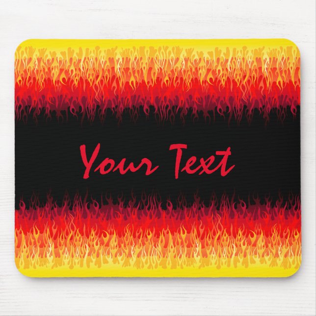Mousepad Chamas Red Hot Rod (Frente)