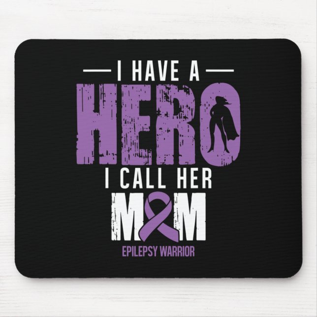 Mousepad Chame-A de mãe - Ofertas de Consciência Epilepsia (Frente)