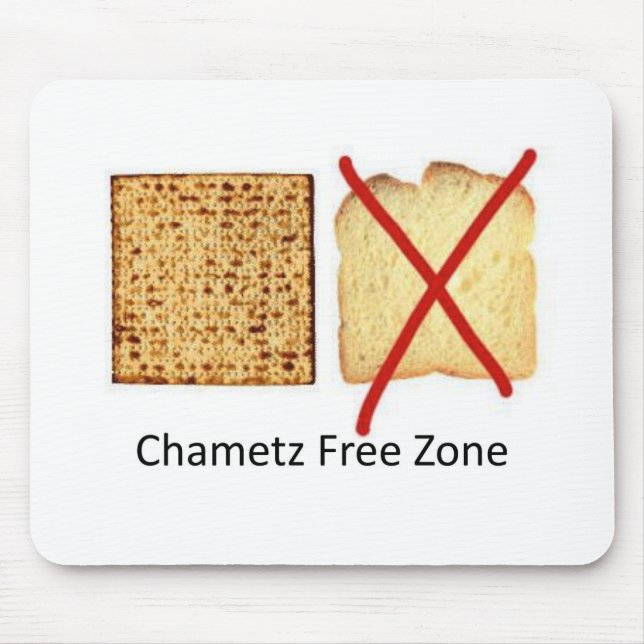 Mousepad Chametz Free Zone (Frente)