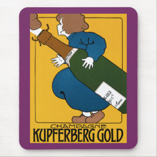 Mousepad Champanhe Kupferberg Dourado