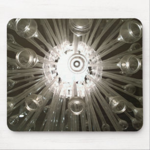 Mousepad Chandelier de Tubo de Vidro Moderno