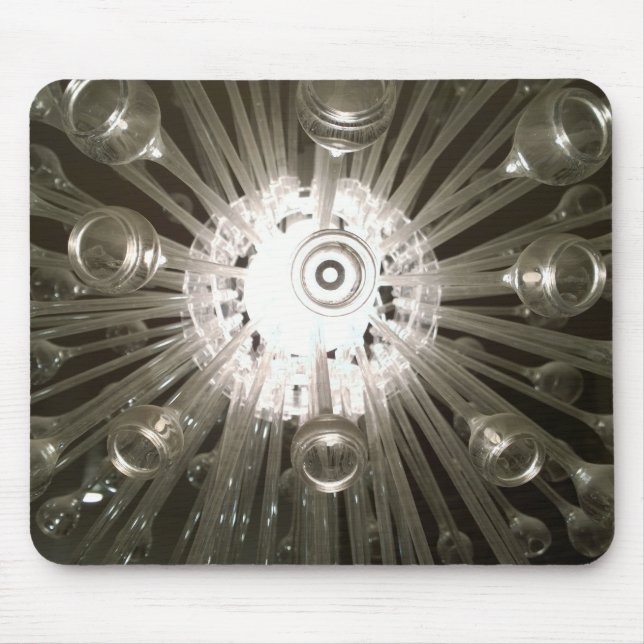 Mousepad Chandelier de Tubo de Vidro Moderno (Frente)