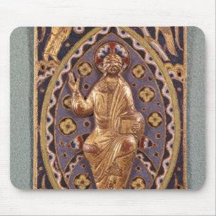 Mousepad Chapa do relicário que descreve o cristo