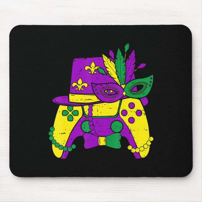 Mousepad Chapéu de Bufão de Controlador de Jogo de Vídeo de (Frente)