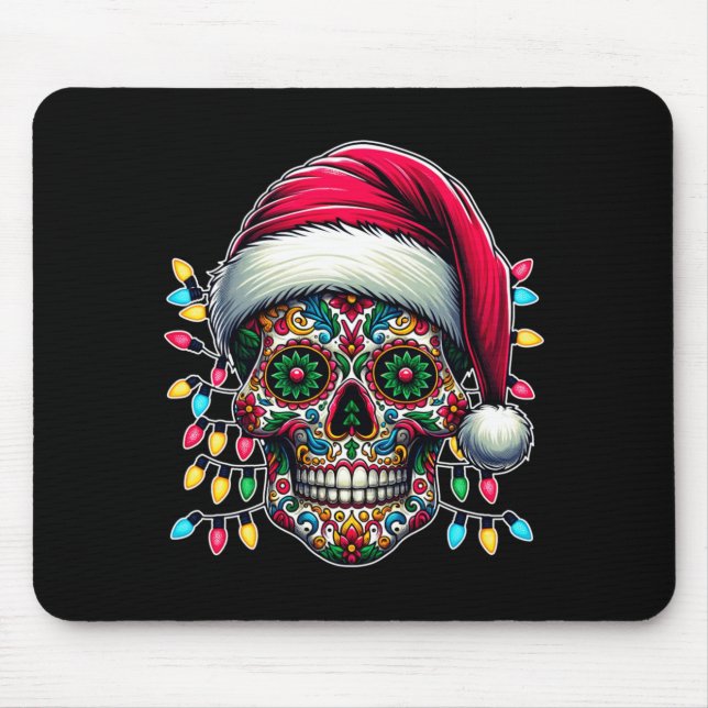 Mousepad Chapéu de Natal do Papai Noel do Açúcar Christmas  (Frente)