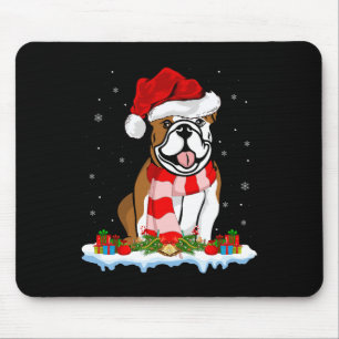 Mousepad Chapéu de Papai Noel com Luzes de Natal American B