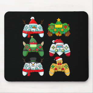 Mousepad Chapéu de Papai Noel de Controle de Videogame Game
