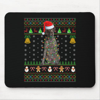 Mousepad Chapéu de Papai Noel Xmas German Shorthaired Point