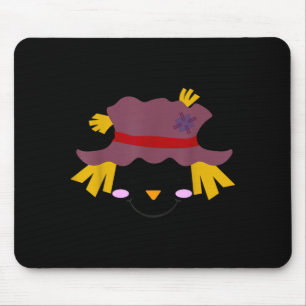 Mousepad Chapéu de Rosto de Ecrow Cílios Olhos Fechados Hal