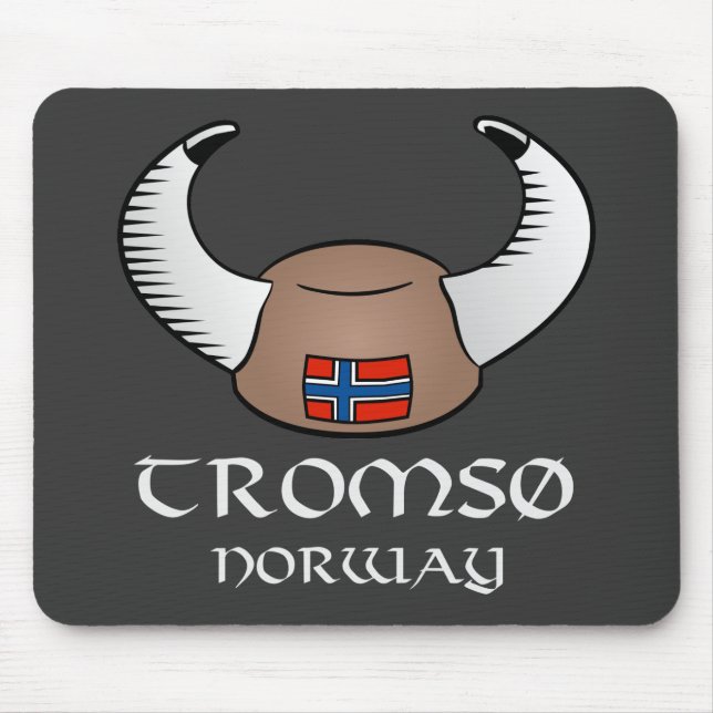 Mousepad Chapéu de Tromso Noruega Viking (Frente)