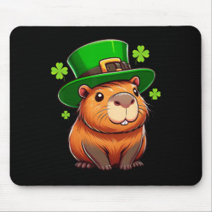 Mousepad Chapéu do Dia de São Patrício do Capivara Leprecha