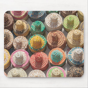 Mousepad Chapéus Coloridos Tecido