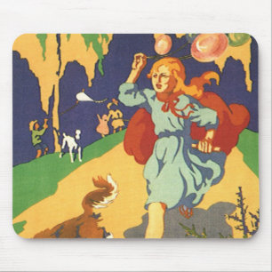 Mousepad Chapeuzinho Vermelho Vintage em uma Festa de Anive
