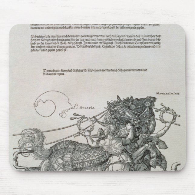 Mousepad Chariot triunfal do imperador Maximilian mim (Frente)
