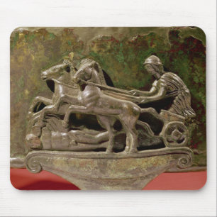 Mousepad Charioteer em seu chariot, detalhe de um cist