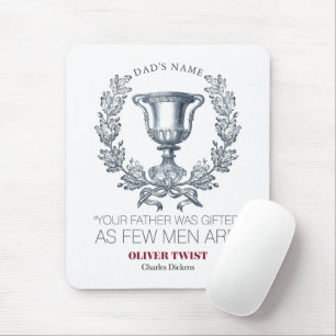 Mousepad Charles Dickens - Seu Pai Foi Dotado - Troféu