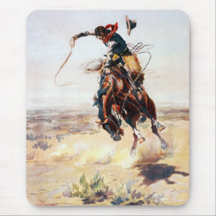 Mousepad Charles Marion Russell um Hoss mau