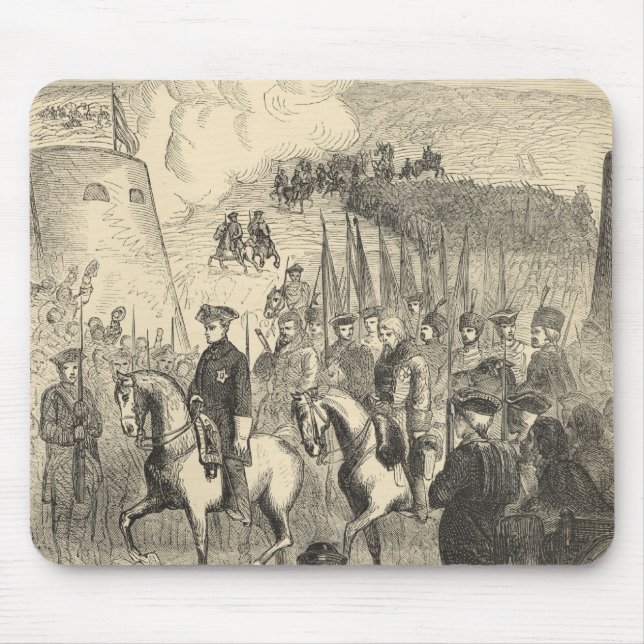 Mousepad Charles XII da suecia que entra em Copenhaga (Frente)