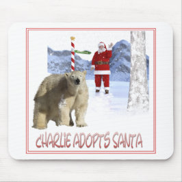 Mousepad Charlie Adota Papais noeis Arte Cobrir