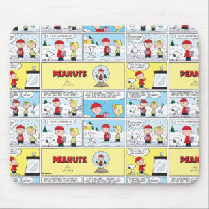 Mousepad Charlie Brown   Globo de Neve