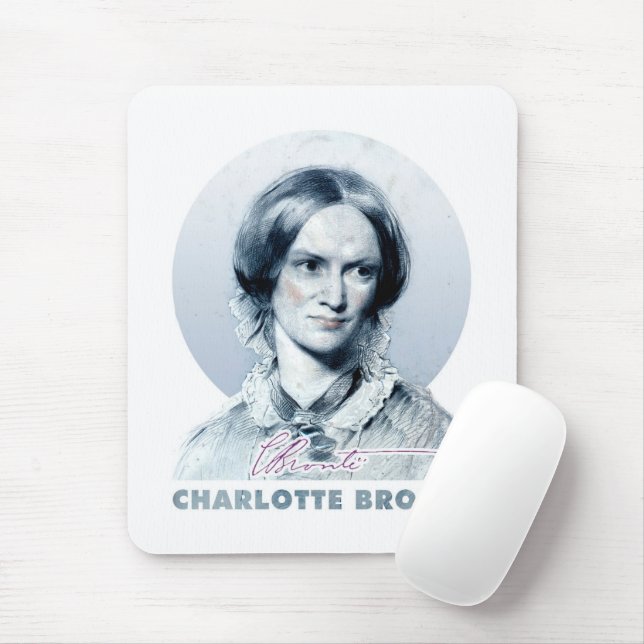 Mousepad Charlotte Bronte Richmond - Retrato de Pintura (Com mouse)