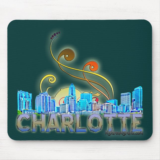 Mousepad charlotte, nc (Frente)