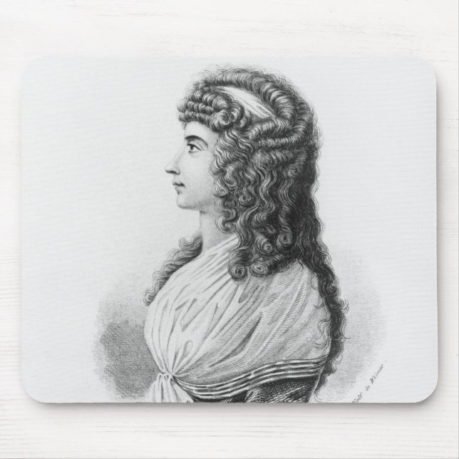 Mousepad Charlotte von Caneca de cerveja, von nascido (Frente)