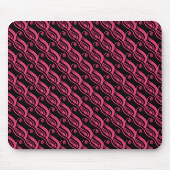 Mousepad Charm Sem Esforço Rosa Quente (Frente)