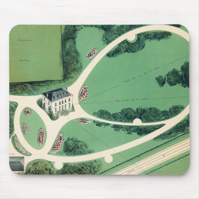 Mousepad Chateau e Jardim do Mouse (Frente)