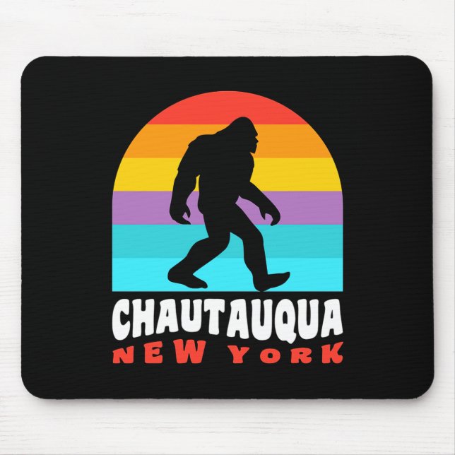 Mousepad Chautauqua Lake New York Ny Retro T Shirt  (Frente)