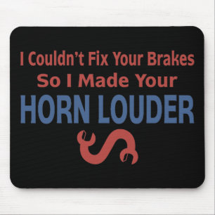 Mousepad Chave torcida - freios & chifre