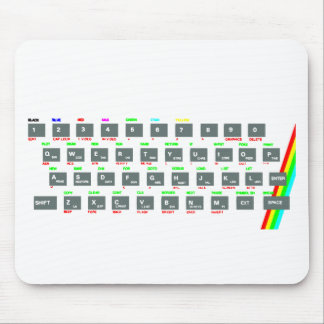 Mousepad Chaves de teclado do espectro de Sinclair ZX