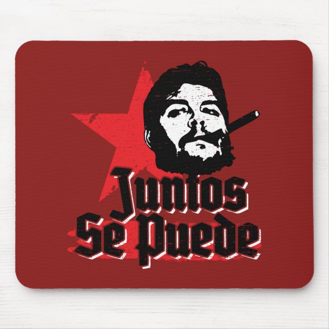 Mousepad Che Guevara Citação Revolucionária Juntos Se Puede (Frente)