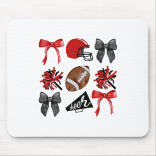 Mousepad Cheer Coquette - Arco Americano do outono Thanksgi