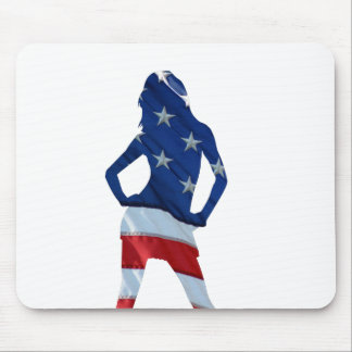 Mousepad cheerleader Americano patriótico