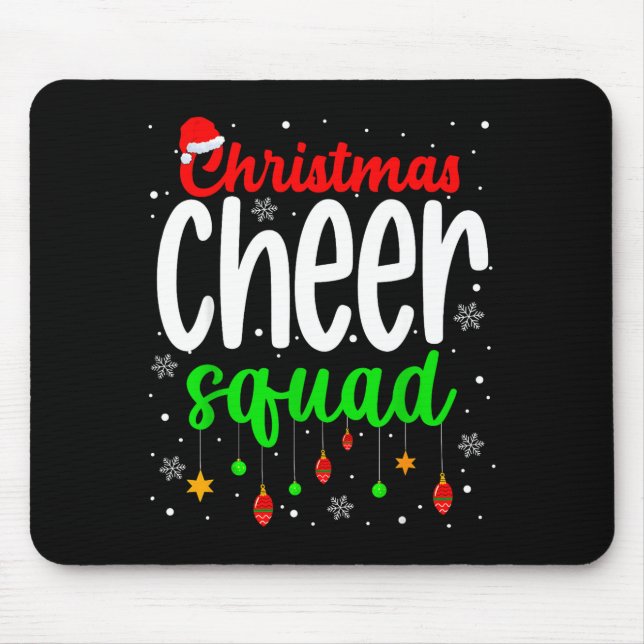 Mousepad Cheerleading Srts Lover Christmas Cheer Squad  (Frente)